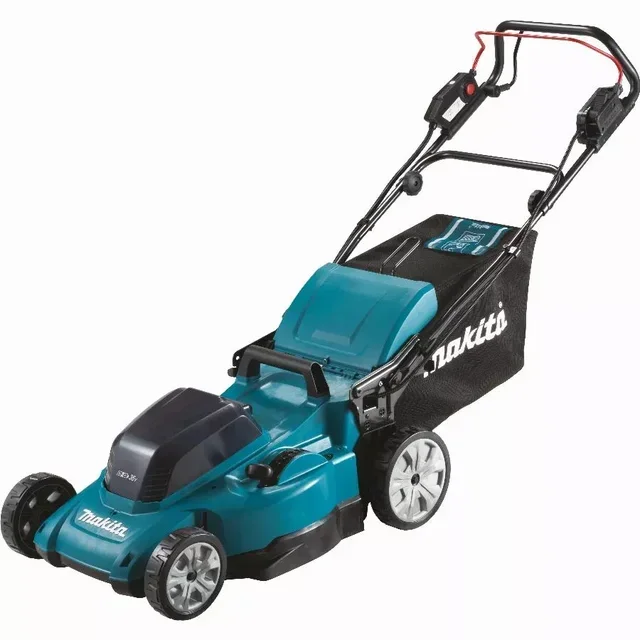 Tondeuse autoportée MAKITA 48 cm 36V DLM481Z sans batterie - Hauteur réglable 10 positions, protection XPT, rangement vertical