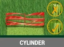 Bosch AHM 38 G Manual Lawn Mower - 5 Helical Hardened Steel Blades