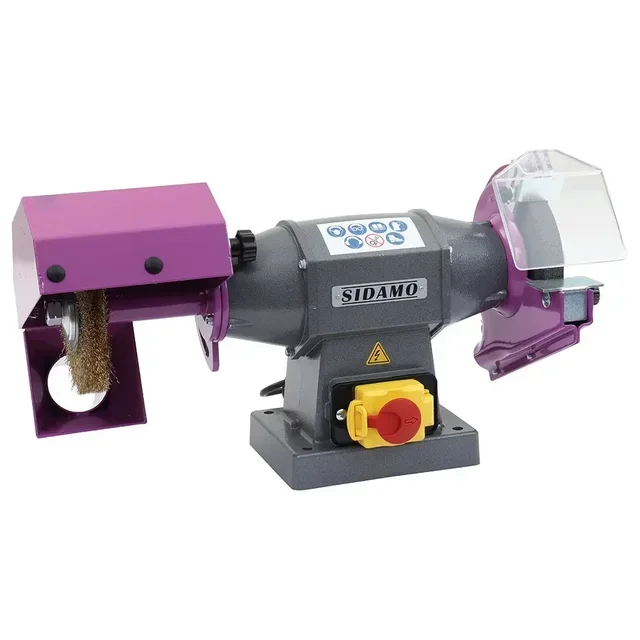 Touret à meuler SIDAMO PRO 150 TB avec brosse métallique Ø 150 mm - 230V monophasé