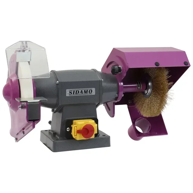 Touret meuler SIDAMO PRO 200 TB 230V brosse 200 mm atelier professionnel