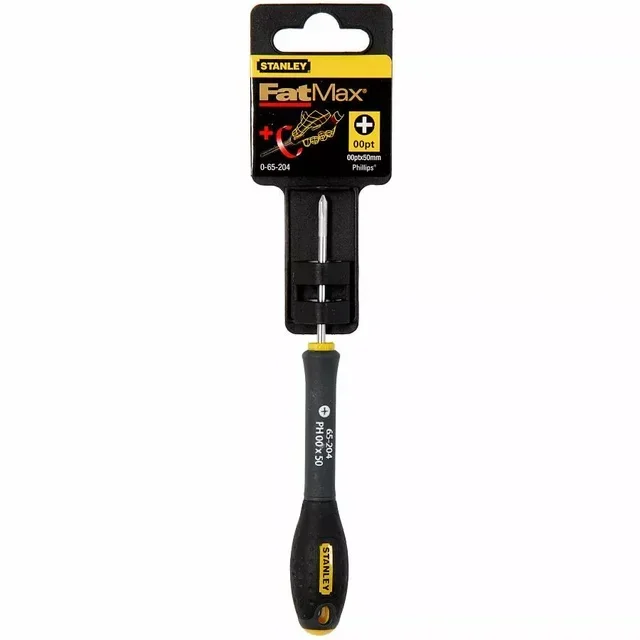 Destornillador Phillips PH00 x 50 mm Stanley 0-65-204 FATMAX Profesional Cromo-Vanadio