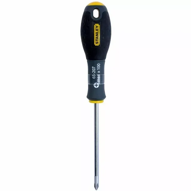 Tournevis Phillips PH1 100mm Stanley FATMAX - Lame acier chrome-vanadium poignée soft grip antidérapante