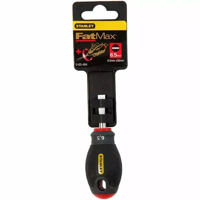 Cacciavite elettricista testa sferica 6,5x30 mm FATMAX Stanley 0-65-404 - Lama acciaio cromo vanadio impugnatura soft grip