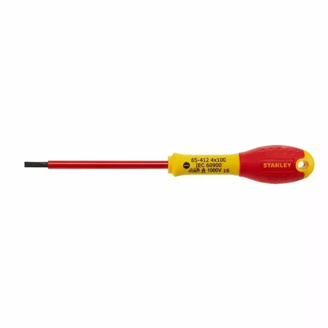 Tournevis électricien isolé 1000V FATMAX 4x100mm Stanley 1-65-412