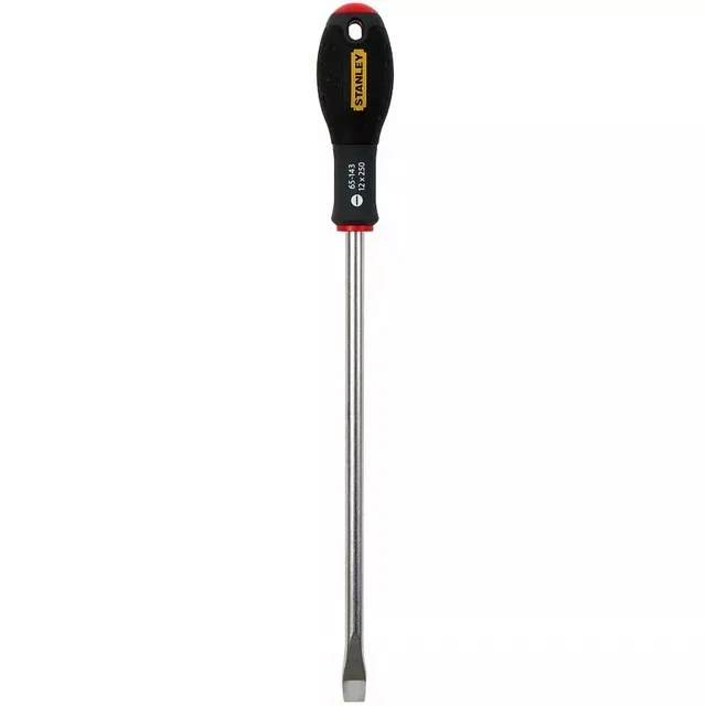Tournevis mécanicien FATMAX 12x250 mm Stanley 1-65-143 - Lame acier chrome-vanadium poignée soft grip