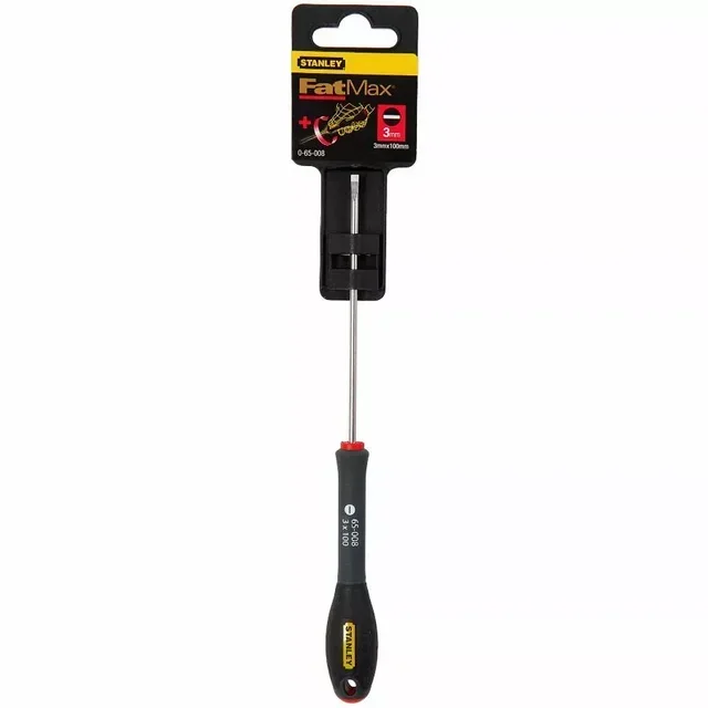 Destornillador Electricista Stanley FATMAX 3x100mm Mango Soft Grip Antideslizante