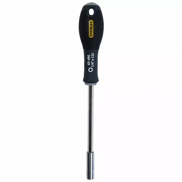 Stanley 125mm Bit Holder Screwdriver - Professional Chrome Vanadium Screwdriving Tool