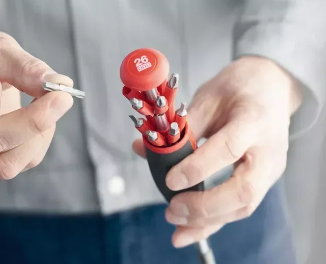 Cacciavite Portapunte WIHA 43895 Liftup 26 One con Magazzino Integrato 13 Punte