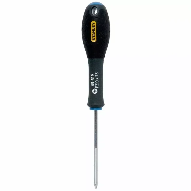 Destornillador Pozidriv PZ0 x 75 mm Stanley FatMax Profesional Acero Cromo-Vanadio Mango Soft Grip Antideslizante