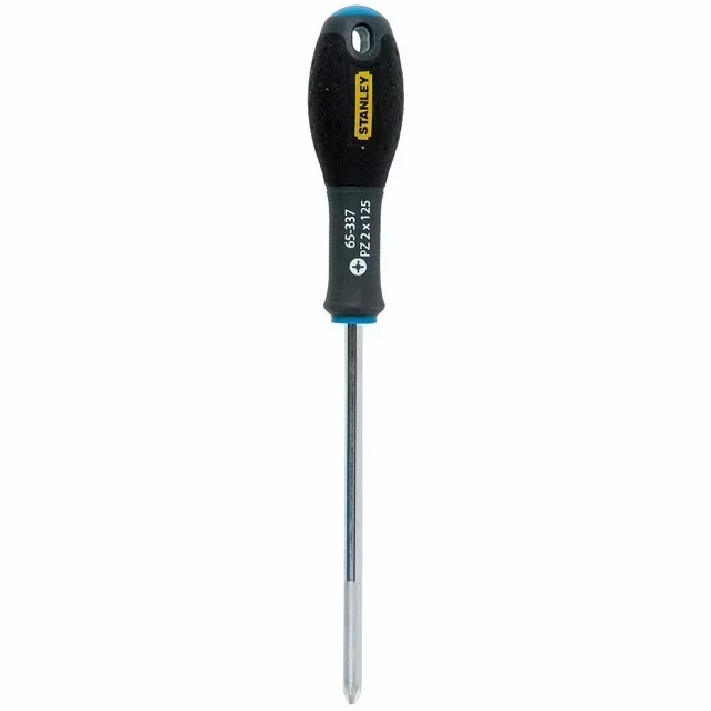 Destornillador Pozidriv Stanley FATMAX PZ2 125mm - Hoja de acero cromo-vanadio con mango soft grip antideslizante