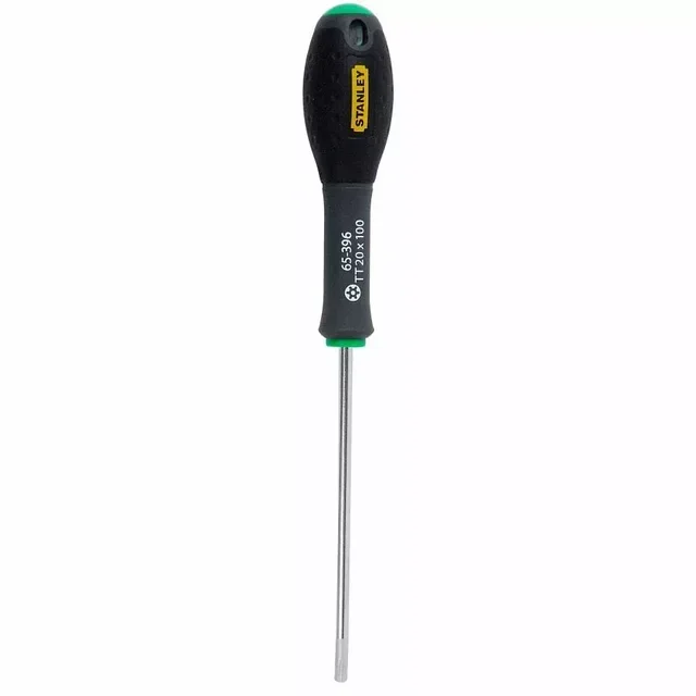 Destornillador Torx Tamper Stanley FatMax TT20 100mm - Herramienta Profesional de Seguridad Estrella 0-65-396