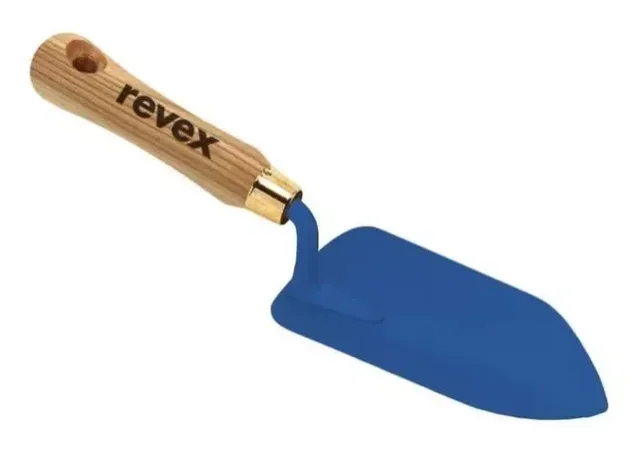 Trapiantatoio REVEX 760502 Acciaio Forgiato Blu - Manico 14 cm
