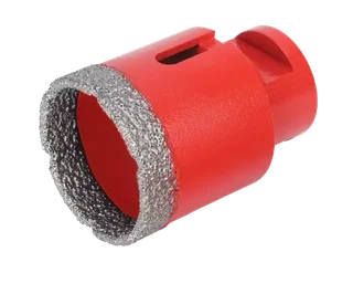 Carotatrice Diamantata 43 mm Drygres Rubi Foratura a Secco Gres Porcellanato Piastrella Ceramica M14