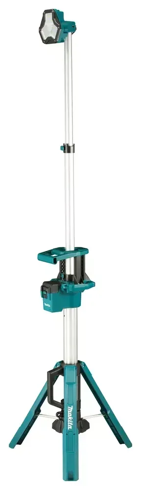 Trépied LED MAKITA DML813 18V mât télescopique 2,2m 3000 lumens chantier