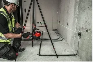 Trépied nivellement MILWAUKEE TRP180 1,8m laser rotatif aluminium