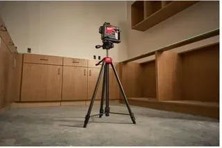 Trépied nivellement MILWAUKEE TRP180 1,8m laser rotatif aluminium