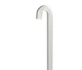 Tringle à rideau cimaise 2m aluminium argenté CIVIC