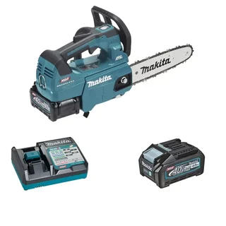 Cordless Chainsaw MAKITA 40V 25 cm Kit with 2 BL4040 Batteries and Charger