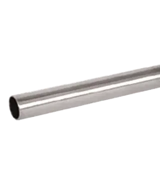 Tubo de acero inoxidable satinado Ø 20 mm longitud 3 metros para mobiliario