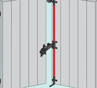 Tubo Tubolare Alluminio Nero 2700 mm Ø14 mm TORBEL per Tapparella Tubrain