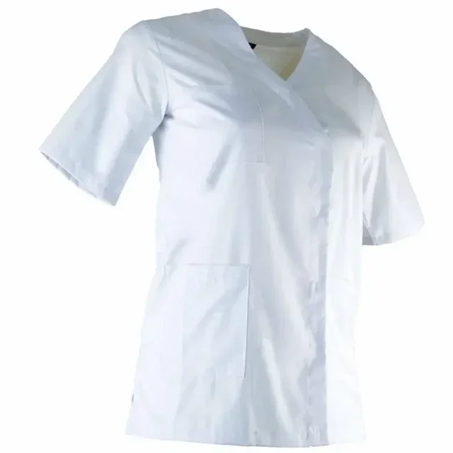 Damen Medizinische Tunika LMA 7074 - V-Ausschnitt Klinik Bluse Polyester Baumwolle