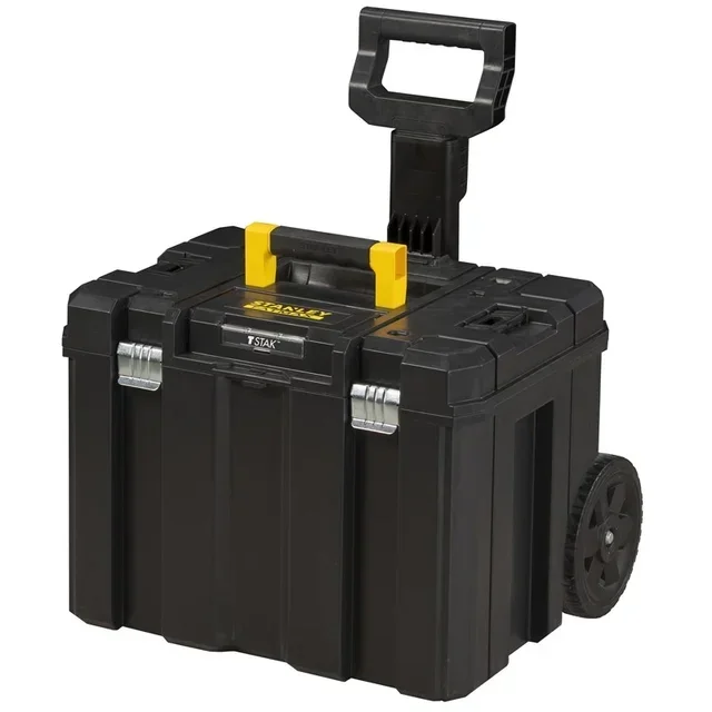 Caja de Herramientas STANLEY FMST1-75753 - Gran Capacidad 50kg con Mango Telescópico y Ruedas de 7 Pulgadas