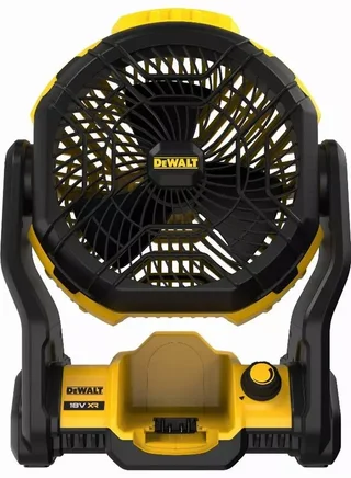 Ventilateur chantier DEWALT 18V XR tête orientable 180° sans batterie