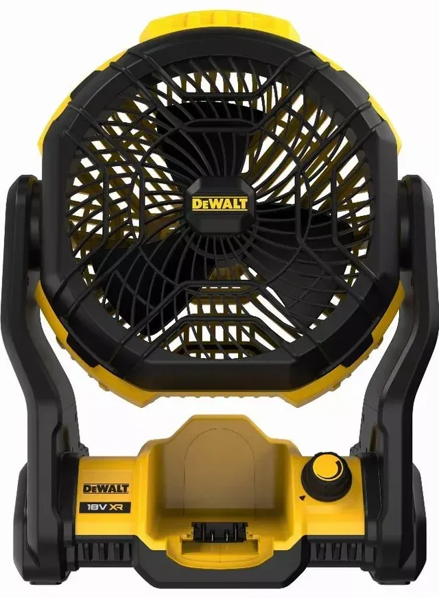 Ventilateur chantier DEWALT 18V XR tête orientable 180° sans batterie