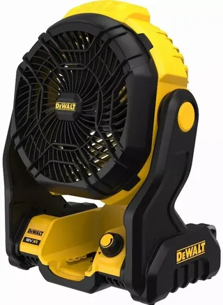 Ventilateur chantier DEWALT 18V XR tête orientable 180° sans batterie