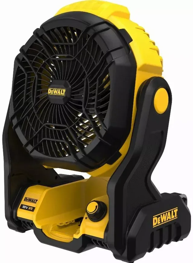 Ventilateur chantier DEWALT 18V XR tête orientable 180° sans batterie