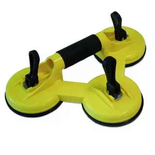 Triple suction cup METRICA 160 kg rubber anti-slip handle 50545