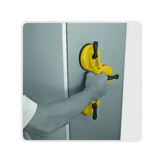 Ventosa triple METRICA 160 kg mango de goma antideslizante 50545