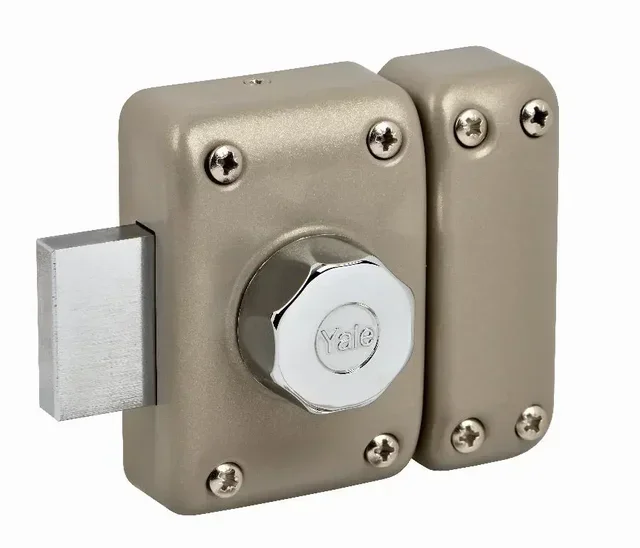 Verrou bouton Yale YV26 cylindre 6 goupilles 23x45 mm - Réf 20192000