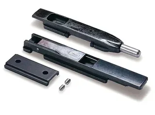 Verrou à enfiler FAPIM 5410 pour porte aluminium lourde avec levier nickelé