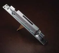 Verrou à levier encastrable PROQUINTER 860421 pour porte métallique et meuble - Serrure acier zingué