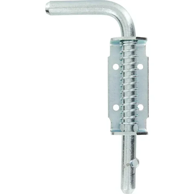 Verrou à ressort MERMIER Zingué blanc 14 mm - 22 cm M-444503