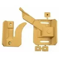 Verrou persienne coulissante Pélican PVC blanc RAL 9002 FR3778