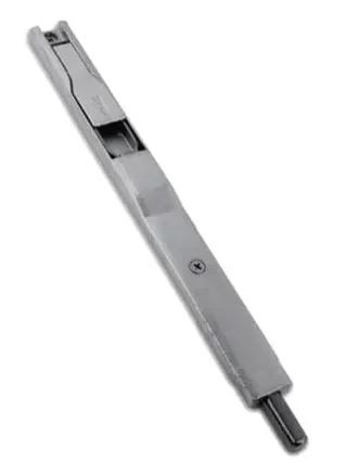 Verrou Titan Due FAPIM 12x15 mm noir pour rail coulissante - Réf. 3720B