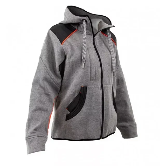 Damen Arbeitsjacke Scarlett LMA 2284 - Reißverschluss Fleece-Sweatshirt mit verstellbarer Kapuze