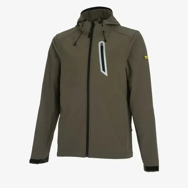 Diadora Sail Softshell-Jacke Herren Winddicht Atmungsaktiv 3 Taschen Kapuze