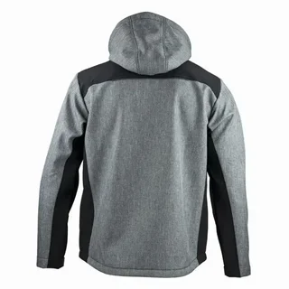 Chaqueta Softshell Hombre FACOM Trial Negro/Gris FXWW2020E - Cortavientos Técnico 3 Capas