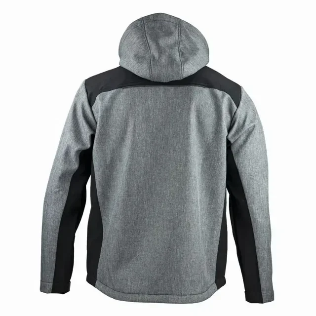 Chaqueta Softshell Hombre FACOM Trial Negro/Gris FXWW2020E - Cortavientos Técnico 3 Capas