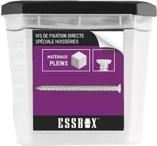 Vis à béton ESSBOX SCELL-IT Ø7.5x152mm RAL9016 boîte 50 pièces