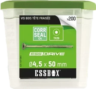 Holzschraube ESSBOX SCELL-IT Ø4,5x50 mm Box 200 Stück