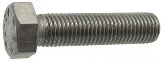 Vis à métaux tête hexagonale ACTON inox A2 DIN 933 - Filetage intégral