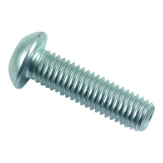 Sechskant-Innensechskant-Linsenkopfschraube verzinkt 12x30 mm - Box 100 Stück