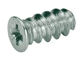 Vis fixation HETTICH Ø6.3x10.5mm tête fraisée Pozidriv acier zingué 51264