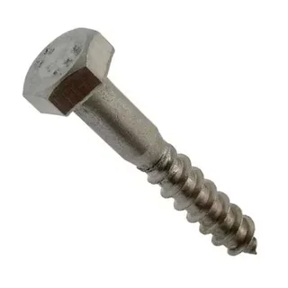 Holzschraube ACTON Edelstahl A2 DIN 571 Ø 6,2x40 mm Sechskantkopf