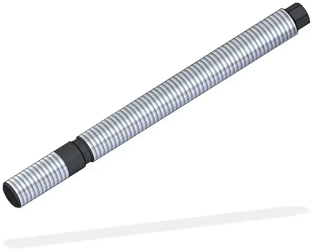 VisM18 SAM Diesel Injector Extraction Kit DDE-11 M18x1.5 220mm - Professional Fuel Injector Removal Tool Set