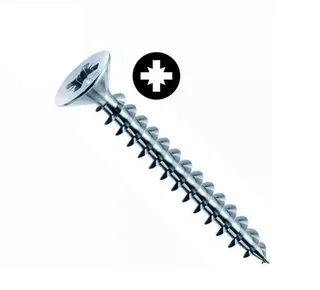 Vite per legno Mustad Panelvit Pozidriv testa svasata zincata PVACXP